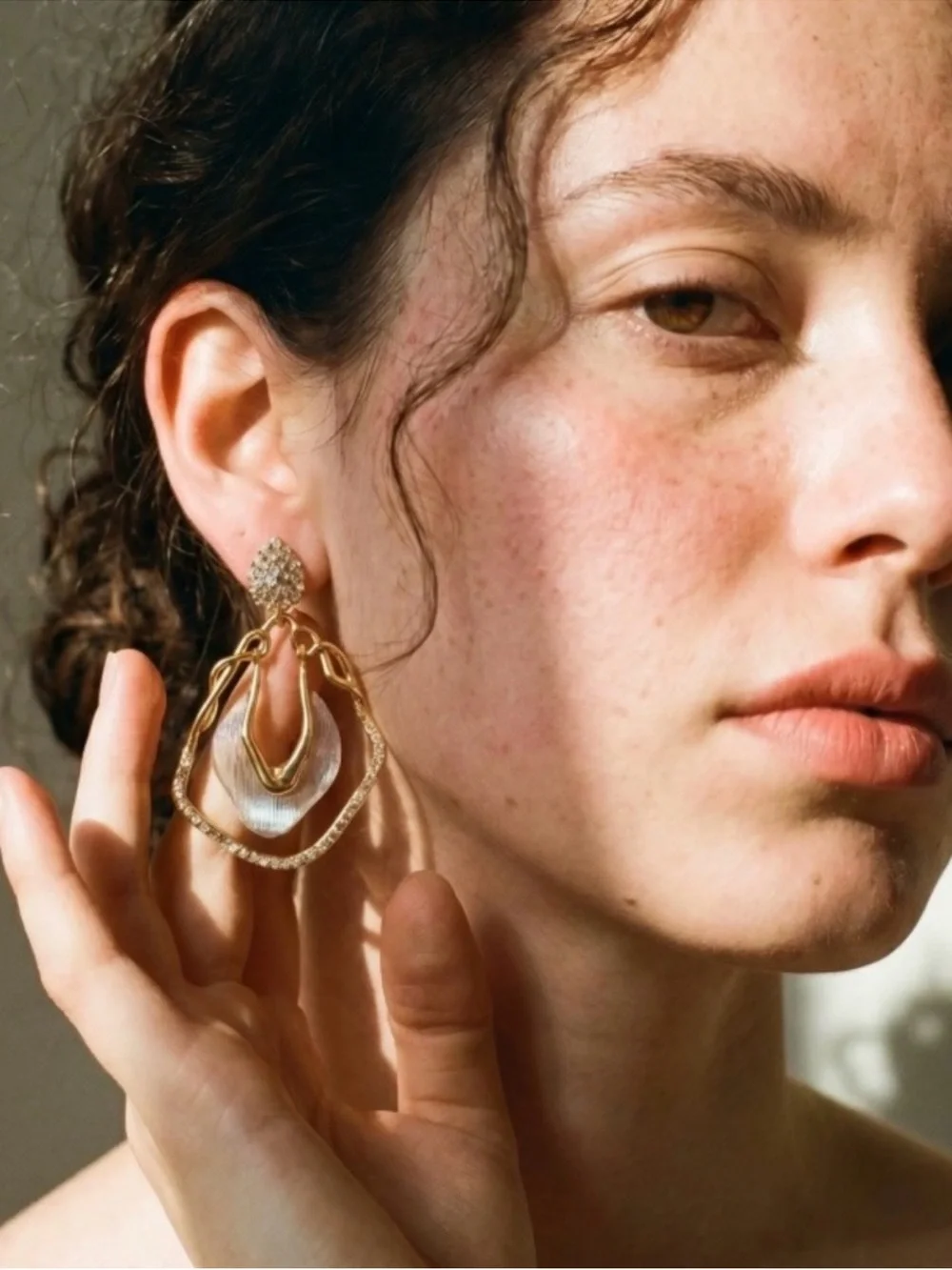 Alexis Bittar Crystal Lucite Dangle Earrings